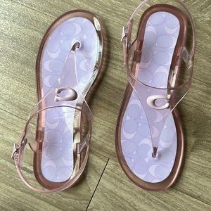 Coach natalee jelly size 8 violet